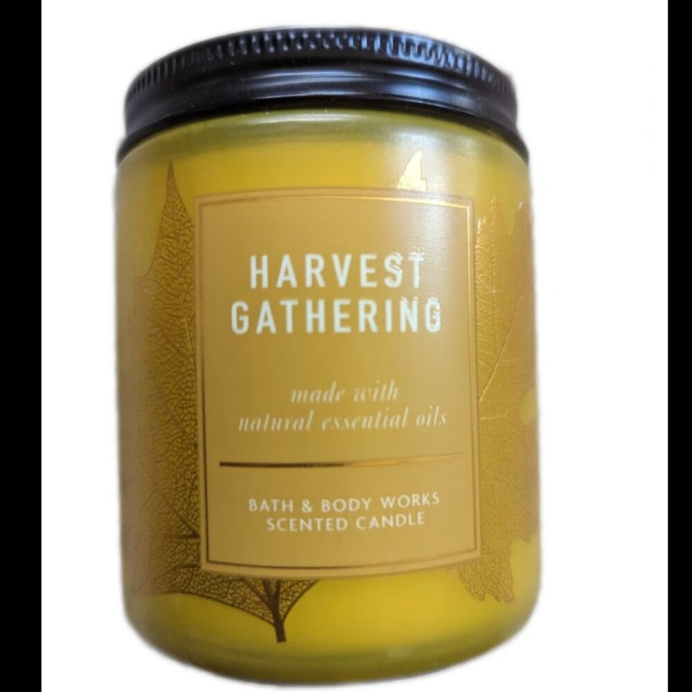 Bath and Body Works HARVEST GATHERING Single Wick Candle